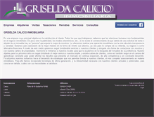 Tablet Screenshot of calicioinmobiliaria.com.ar